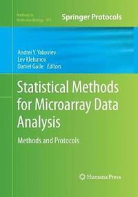 bokomslag Statistical Methods for Microarray Data Analysis