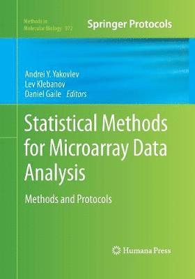 Statistical Methods for Microarray Data Analysis 1