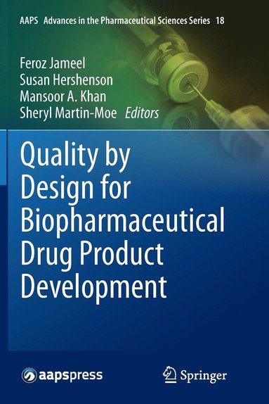 bokomslag Quality by Design for Biopharmaceutical Drug Product Development