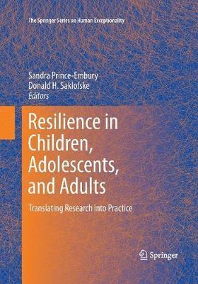 bokomslag Resilience in Children, Adolescents, and Adults