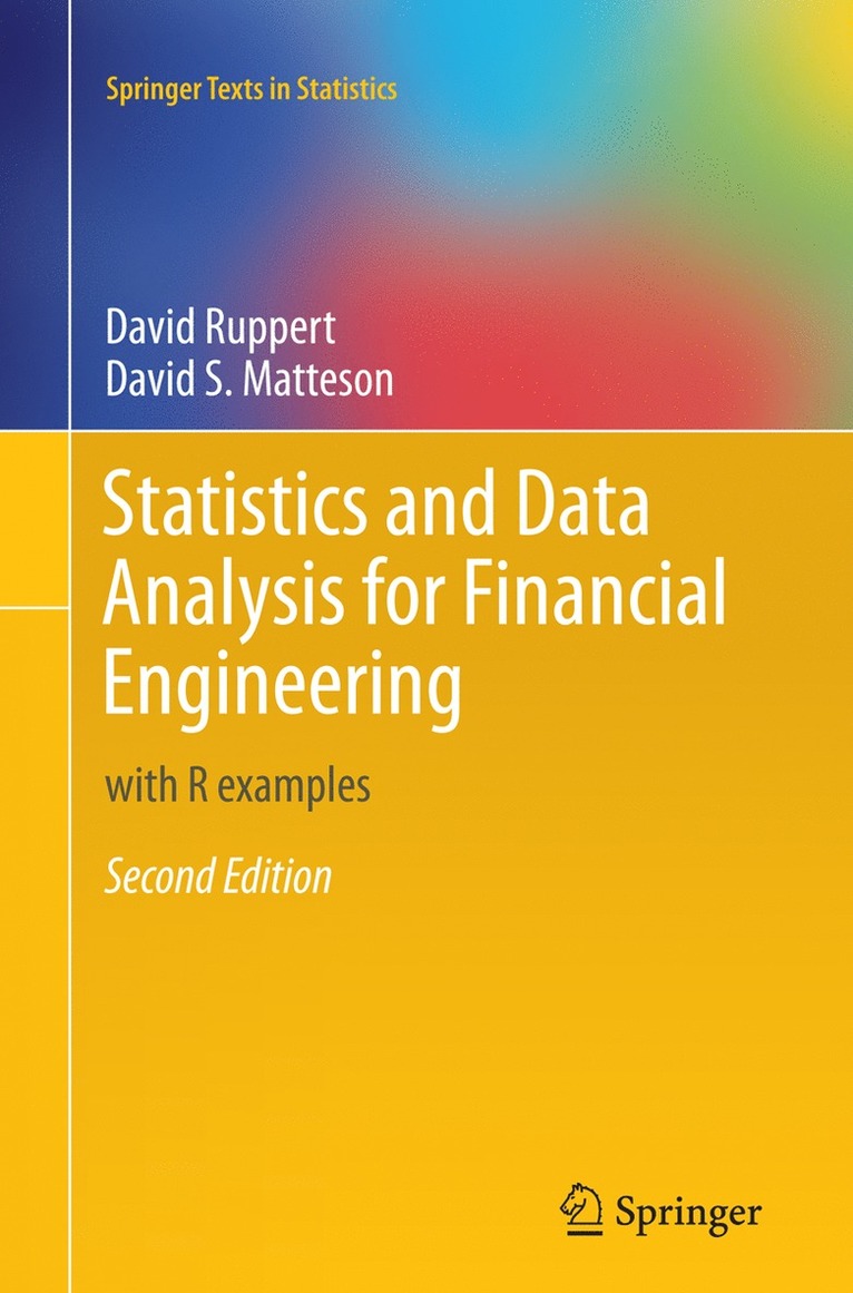 Statistics and Data Analysis for Financial Engineering 1