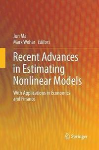 bokomslag Recent Advances in Estimating Nonlinear Models