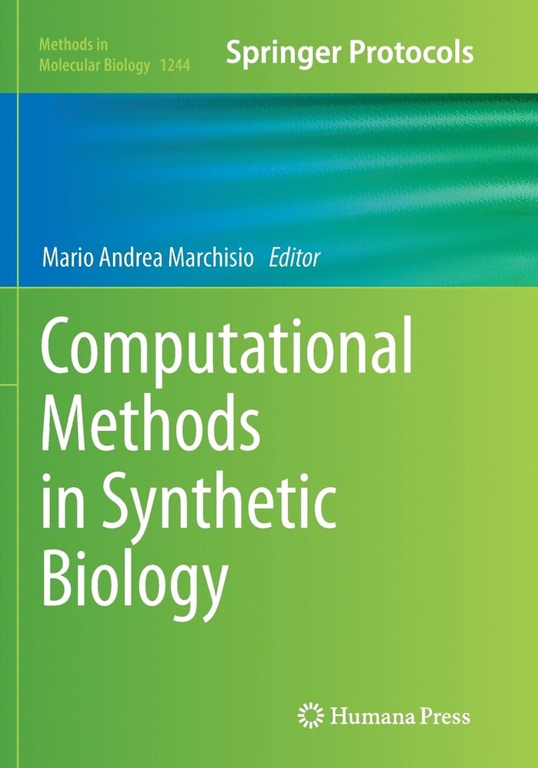 Mario Andrea Marchisio - Computational Methods in Synthetic Biology, Häftad
