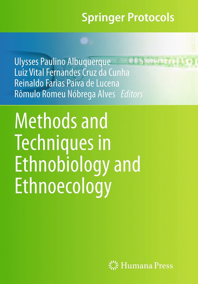 Methods and Techniques in Ethnobiology and Ethnoecology 1