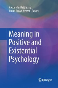 bokomslag Meaning in Positive and Existential Psychology