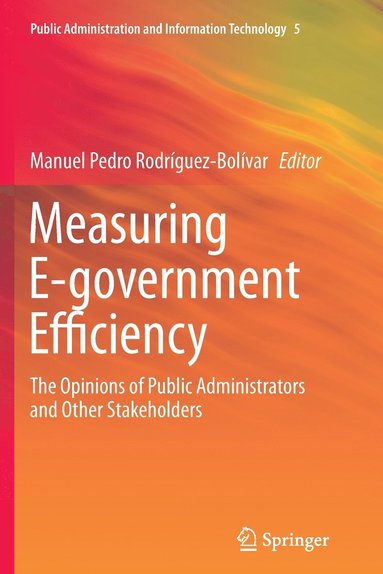 bokomslag Measuring E-government Efficiency