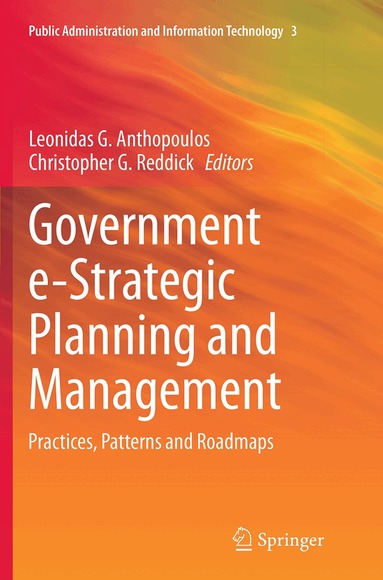 Leonidas G. Anthopoulos, Christopher G. Reddick - Government e-Strategic Planning and Management, Häftad