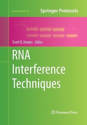 bokomslag RNA Interference Techniques