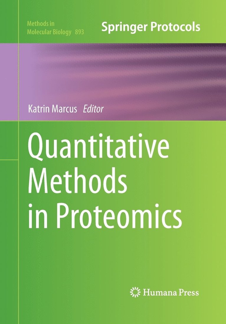 Quantitative Methods in Proteomics 1