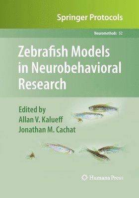 bokomslag Zebrafish Models in Neurobehavioral Research