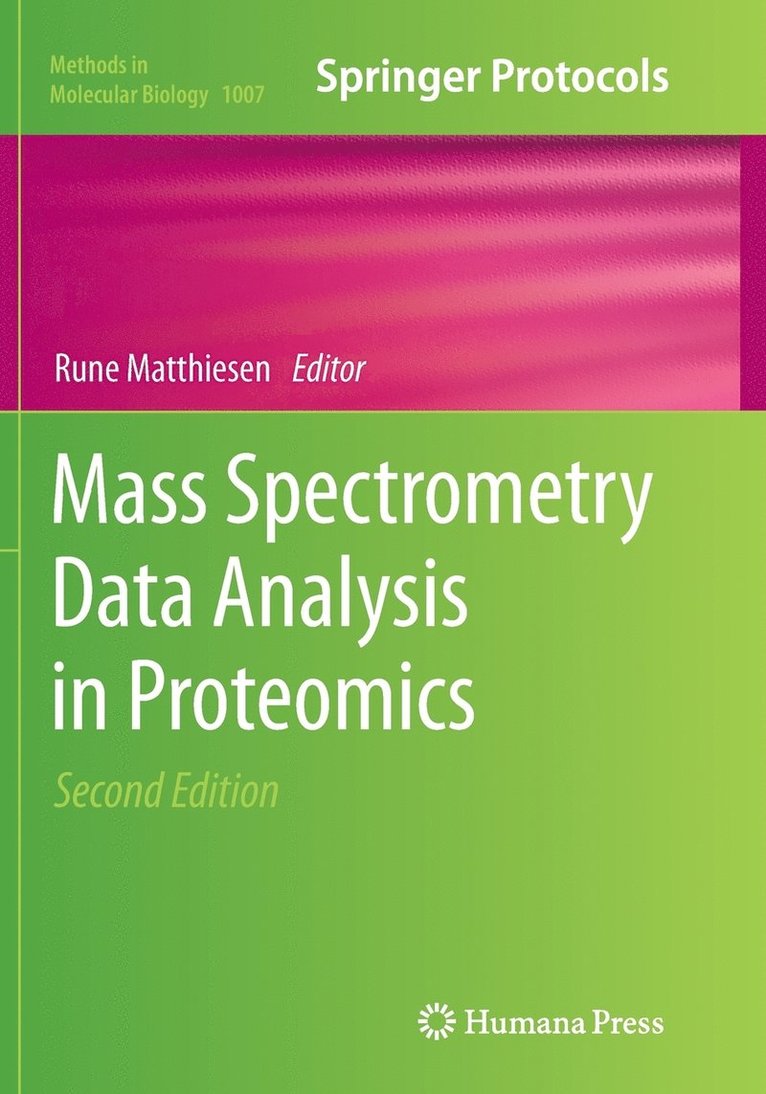 Mass Spectrometry Data Analysis in Proteomics 1