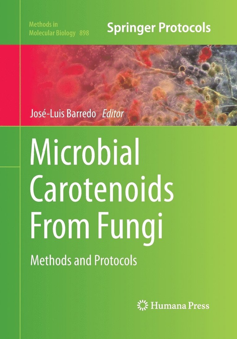 José-Luis Barredo, Jose-Luis Barredo - Microbial Carotenoids From Fungi, Häftad