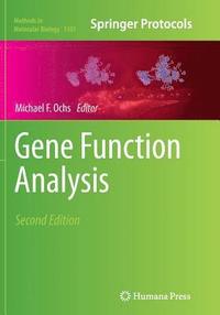 bokomslag Gene Function Analysis