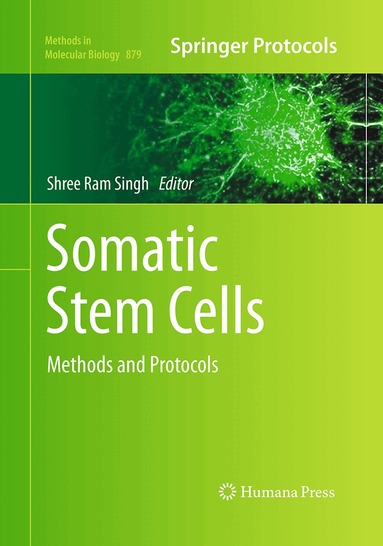 Shree Ram Singh - Somatic Stem Cells, Häftad