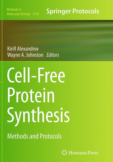 bokomslag Cell-Free Protein Synthesis