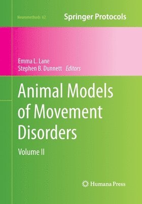 bokomslag Animal Models of Movement Disorders