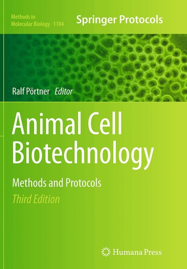 Ralf Pörtner - Animal Cell Biotechnology, Häftad