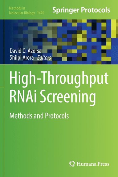 bokomslag High-Throughput RNAi Screening