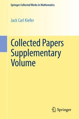 bokomslag Collected Papers Supplementary Volume