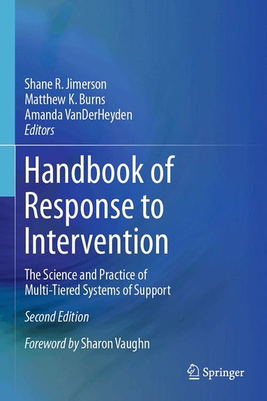 Shane R. Jimerson, Matthew K. Burns, Amanda M. VanDerHeyden - Handbook of Response to Intervention, Häftad