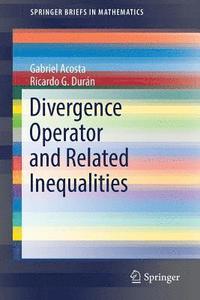 bokomslag Divergence Operator and Related Inequalities