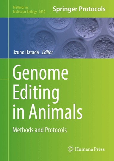Izuho Hatada - Genome Editing in Animals, Inbunden