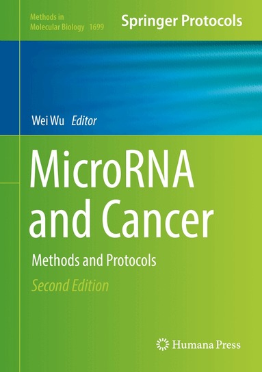 Wei Wu - MicroRNA and Cancer, Inbunden