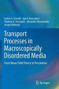 bokomslag Transport Processes in Macroscopically Disordered Media