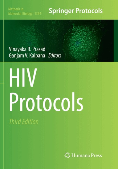 Vinayaka R. Prasad, Ganjam V. Kalpana - HIV Protocols, Häftad