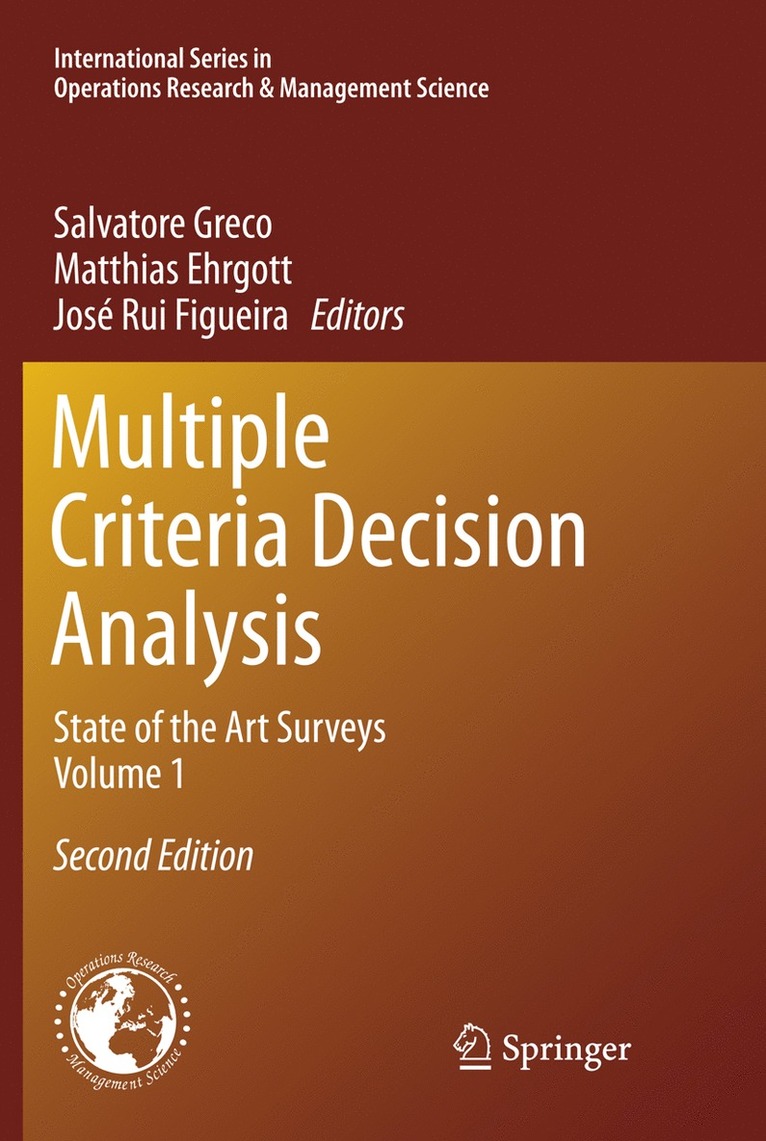 Multiple Criteria Decision Analysis 1