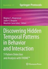 bokomslag Discovering Hidden Temporal Patterns in Behavior and Interaction