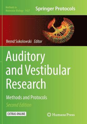 bokomslag Auditory and Vestibular Research