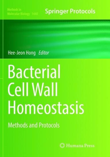 bokomslag Bacterial Cell Wall Homeostasis