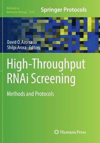 bokomslag High-Throughput RNAi Screening