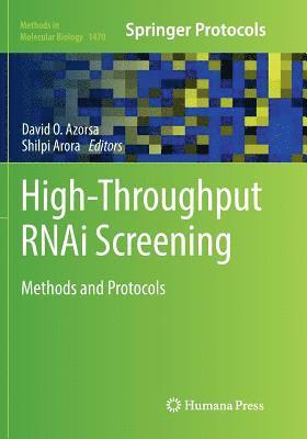 bokomslag High-Throughput RNAi Screening