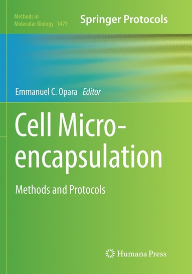 bokomslag Cell Microencapsulation