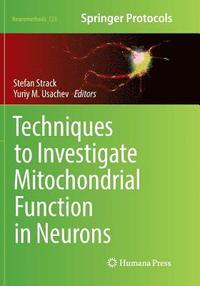 bokomslag Techniques to Investigate Mitochondrial Function in Neurons