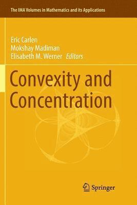 bokomslag Convexity and Concentration