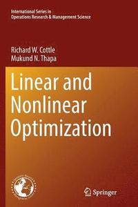 bokomslag Linear and Nonlinear Optimization