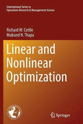 Linear and Nonlinear Optimization 1