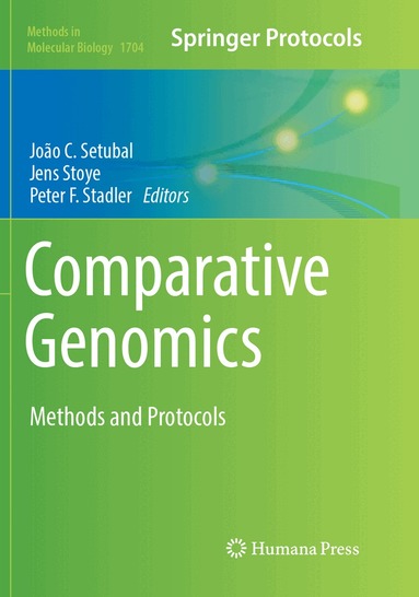 João C. Setubal, Jens Stoye, Peter F. Stadler - Comparative Genomics, Häftad