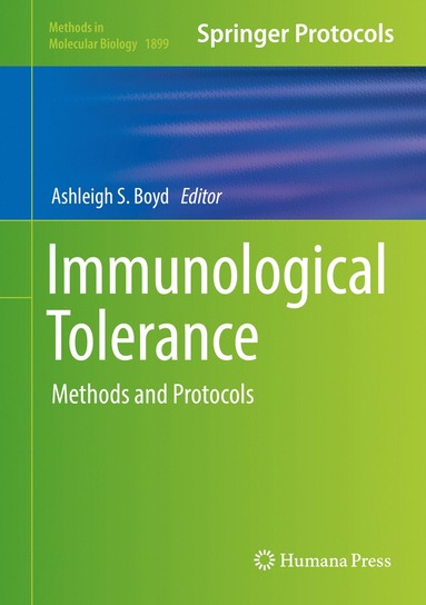 bokomslag Immunological Tolerance