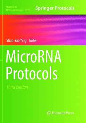 bokomslag MicroRNA Protocols