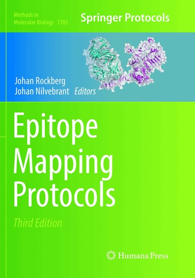 Johan Rockberg, Johan Nilvebrant - Epitope Mapping Protocols, Häftad