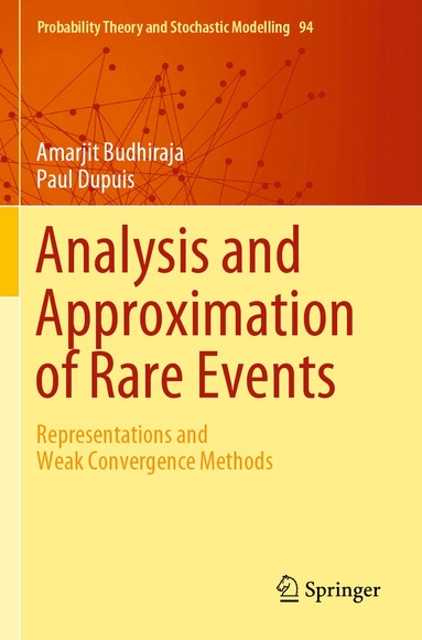Amarjit Budhiraja, Paul Dupuis - Analysis and Approximation of Rare Events, Häftad