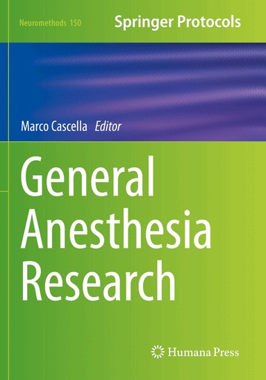 Marco Cascella - General Anesthesia Research, Häftad