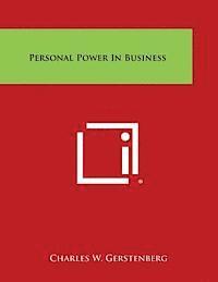 Personal Power in Business 1