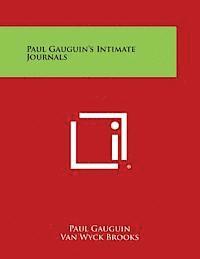 bokomslag Paul Gauguin's Intimate Journals