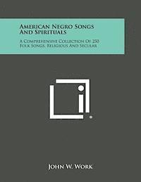 John W. Work - American Negro Songs and Spirituals: A Comprehensive Collection of 250 Folk Songs, Religious and Secular, Häftad