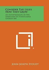 John Joseph Stoudt - Consider the Lilies How They Grow: An Interpretation of the Symbolism of Pennsylvania German Art, Häftad